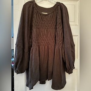 Free People We the Free Snowbell Babydoll Top